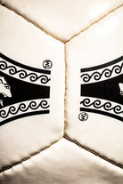 Detalle de las costuras y presencia de TM en cada uno de los veinte hexágonos.