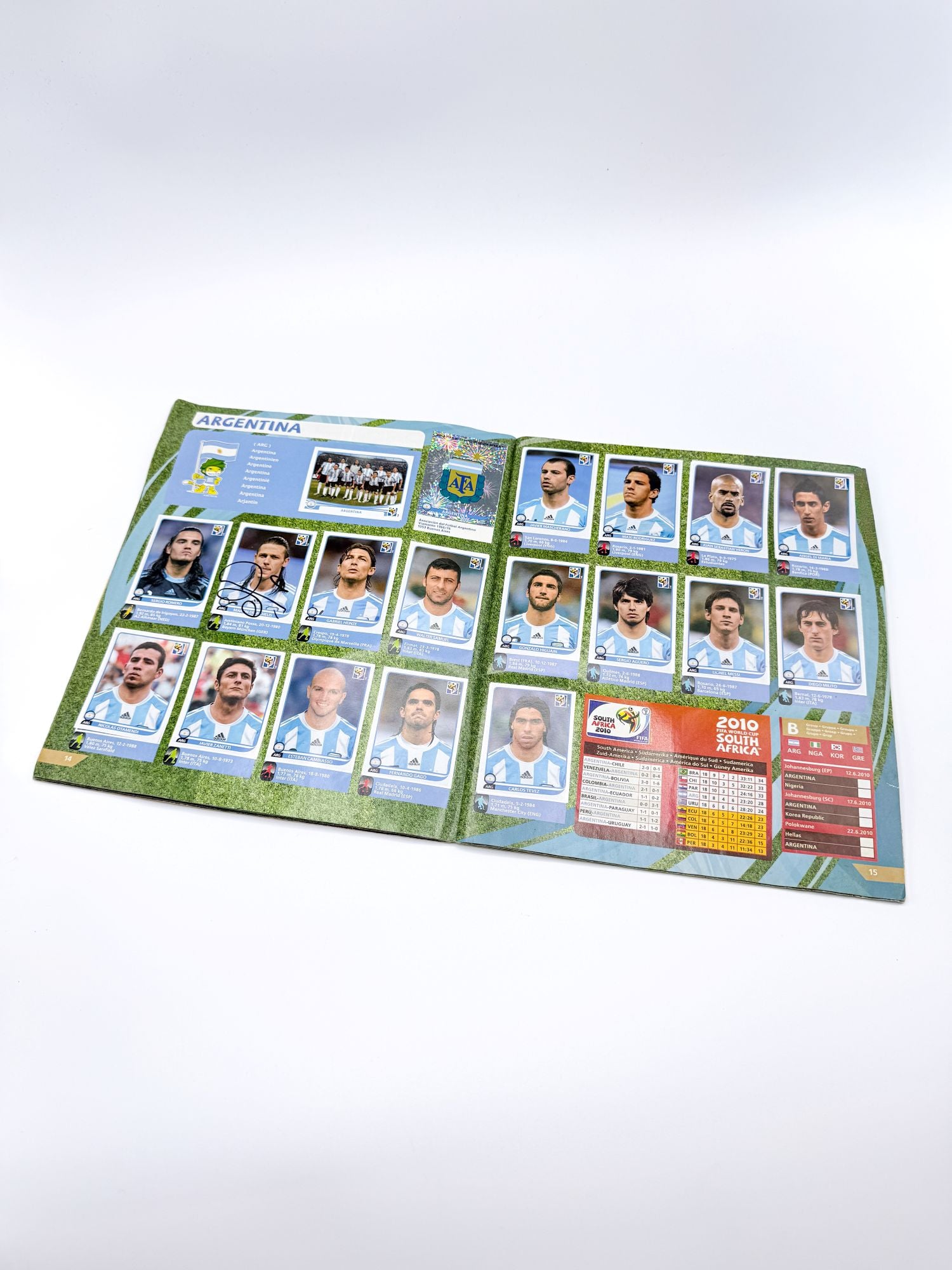 Fotografía de la selección argentina